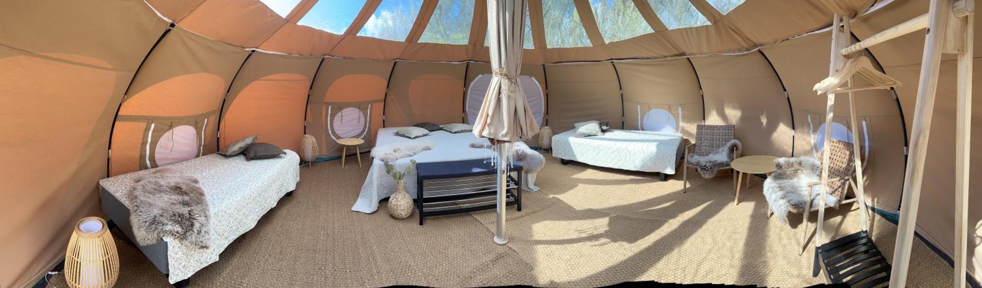 Luxury tent Romantik Luxus Glamping 2 Idestrup