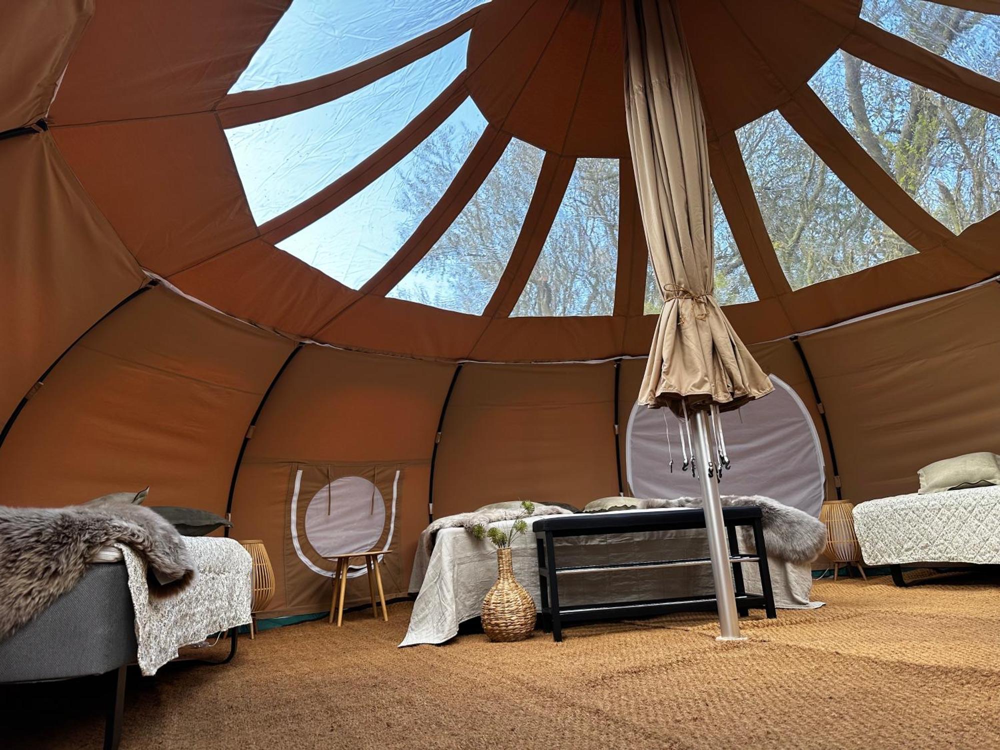 Romantik Luxus Glamping 2 Luxury tent Idestrup